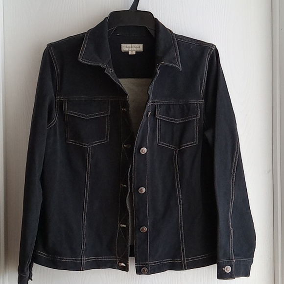 Coldwater Creek | Blue Cotton Denim Jacket - Picture 9 of 11